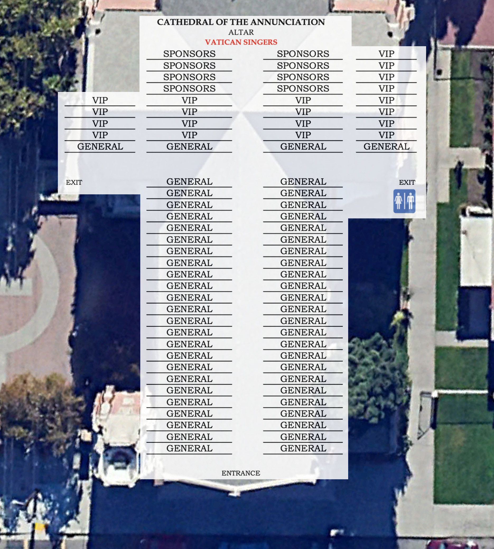 Cathedral Concert Seating 1