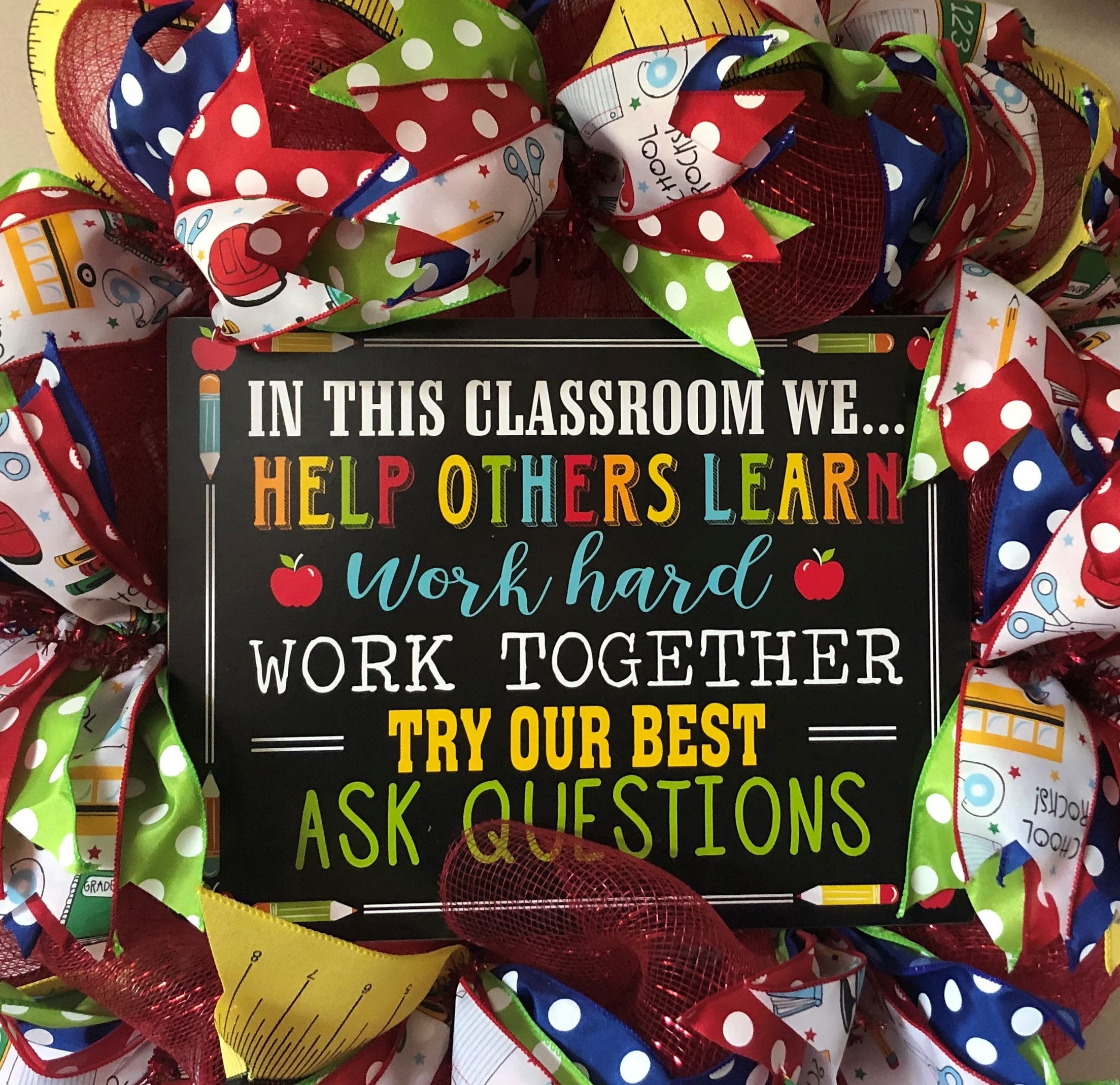 Classroom Wreath