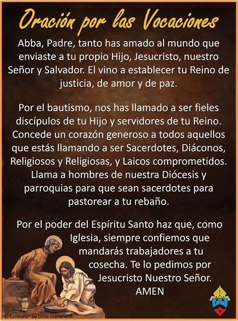 Prayer For Vocations Espanol