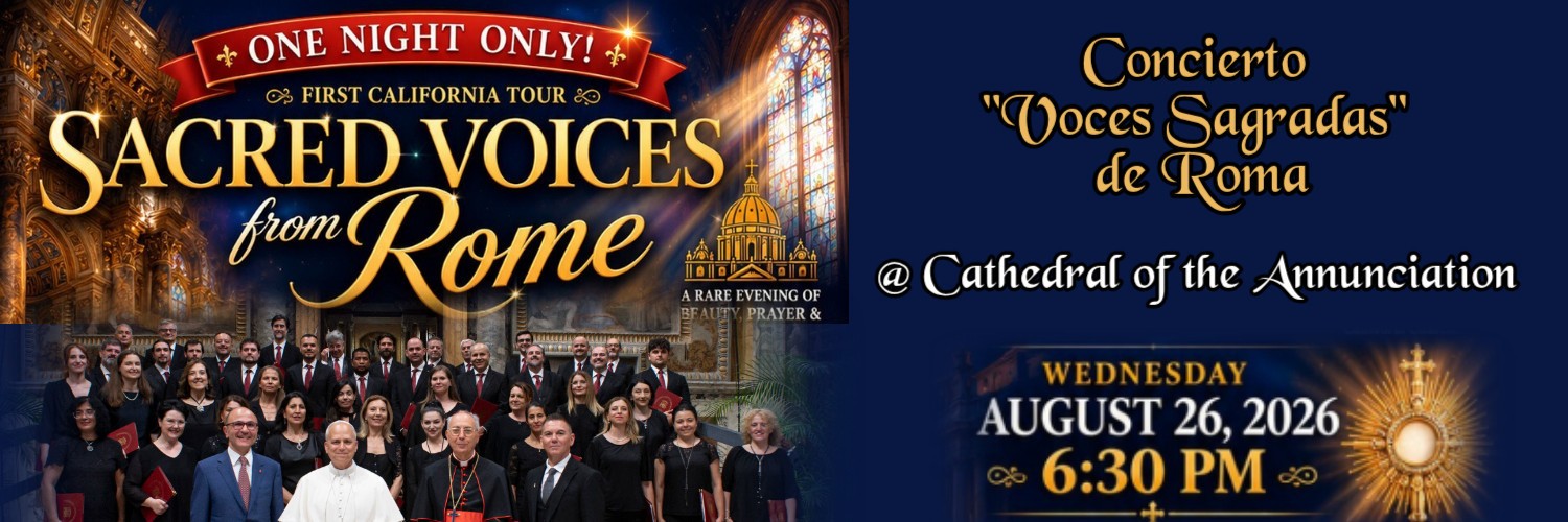 Sacred Voices Concert Banner