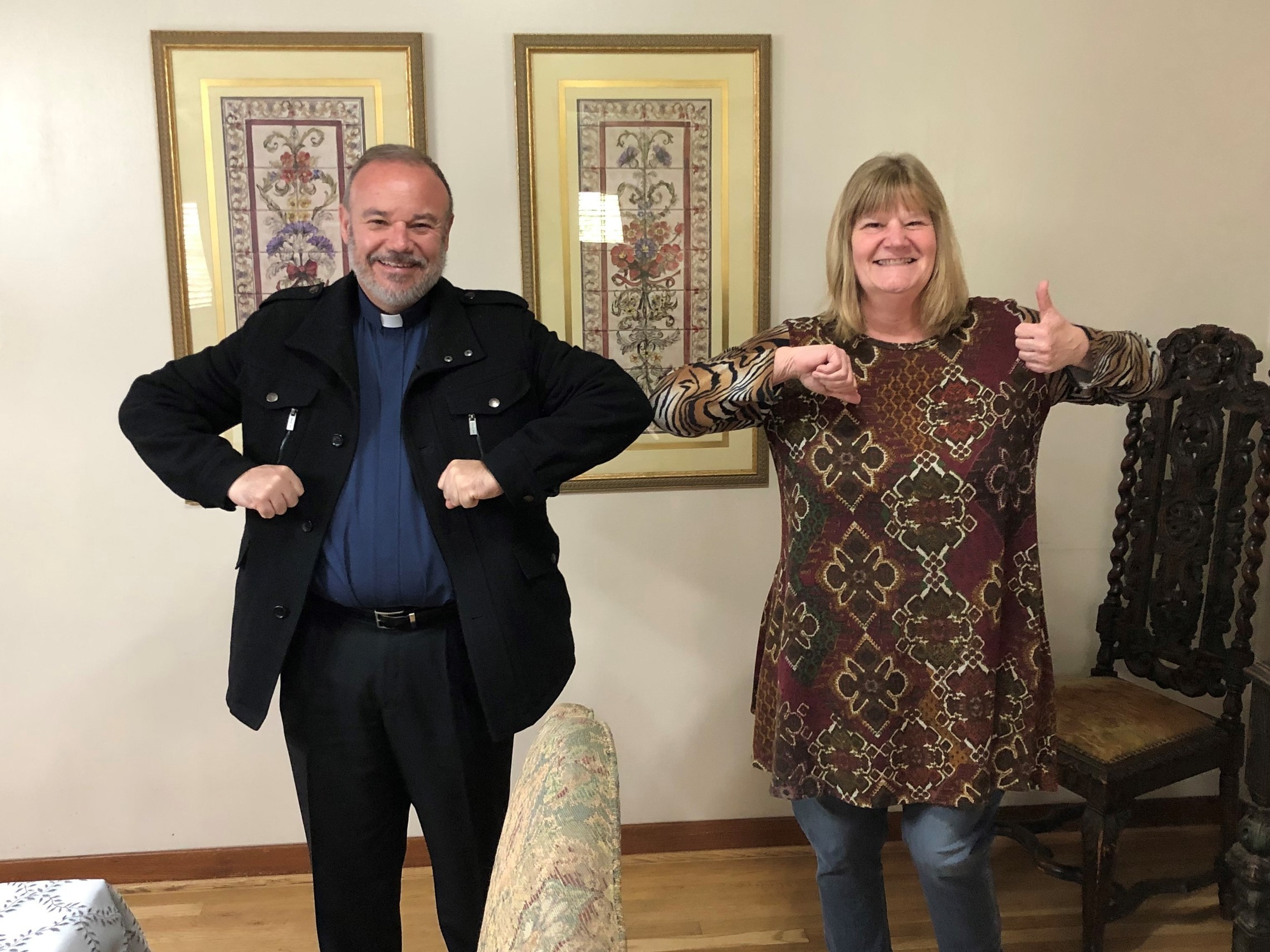 Kathy And Fr Ramon